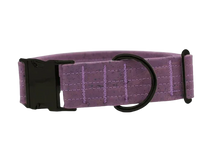 Lade das Bild in den Galerie-Viewer, Hundehalsband mit Klickverschluss | Korkleder | Umweltfreundlich | Robust & Vegan | Flieder/Schwarz