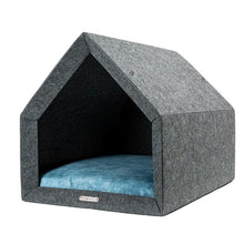Lade das Bild in den Galerie-Viewer, Orthopädische Hundehütte Indoor "PetHome 2.0" Rexproduct | 100% recycelt | S - XL | Dunkelgrau | 9 Bezugsfarben