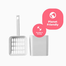 Lade das Bild in den Galerie-Viewer, Nachhaltige Katzentoilette HOOPO® Poh | 100% recycelt | Weiß