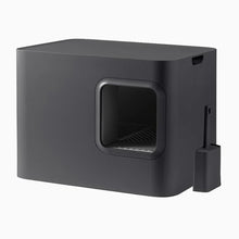 Lade das Bild in den Galerie-Viewer, Nachhaltige Katzentoilette HOOPO® DOME | 100% recycelt | Grau