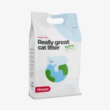 Lade das Bild in den Galerie-Viewer, Nachhaltiges Katzenstreu von HOOPO® | 100% Tofu & SGS/IFRA-zertifizierter Duft | 4x7 Liter (2,5kg)
