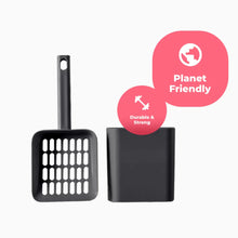 Lade das Bild in den Galerie-Viewer, Nachhaltige Katzentoilette HOOPO® Poh | 100% recycelt | Grau