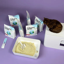 Lade das Bild in den Galerie-Viewer, Nachhaltiges Katzenstreu von HOOPO® | 100% Tofu & SGS/IFRA-zertifizierter Duft | 4x7 Liter (2,5kg)