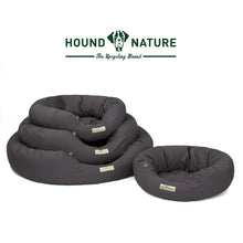 Lade das Bild in den Galerie-Viewer, Hundebett rund St.Moritz von HOUND&NATURE | Recycelte Materialien | Oeko-Tex® Standard 100 | Grau