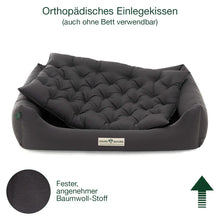 Lade das Bild in den Galerie-Viewer, Orthopädisches Öko-Hundebett Zermatt von HOUND&NATURE | Recycelte Materialien | Oeko-Tex® Standard | Grau