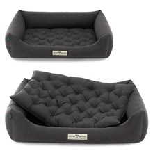Lade das Bild in den Galerie-Viewer, Orthopädisches Öko-Hundebett Zermatt von HOUND&NATURE | Recycelte Materialien | Oeko-Tex® Standard | Grau