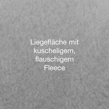 Lade das Bild in den Galerie-Viewer, Orthopädisches Öko-Hundebett Zürich von HOUND&NATURE | Fleece-Seite | Recycelte Materialien | Oeko-Tex® Standard | Blau