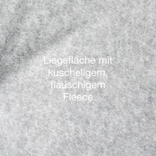 Lade das Bild in den Galerie-Viewer, Orthopädisches Öko-Hundebett Zürich von HOUND&NATURE | Fleece-Seite | Recycelte Materialien | Oeko-Tex® Standard | Hellgrau