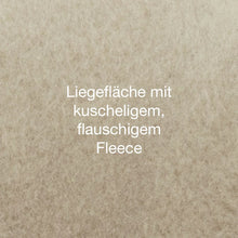 Lade das Bild in den Galerie-Viewer, Orthopädisches Öko-Hundebett Zürich von HOUND&NATURE | Fleece-Seite | Recycelte Materialien | Oeko-Tex® Standard | Taupe