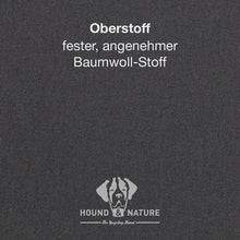 Lade das Bild in den Galerie-Viewer, Überbezug Baumwolle | Für alle HOUND&NATURE Hundebetten | Wasserdicht | 4 Farben Grau