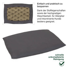 Lade das Bild in den Galerie-Viewer, Überbezug Baumwolle | Für alle HOUND&NATURE Hundebetten | Wasserdicht | 4 Farben