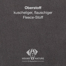 Lade das Bild in den Galerie-Viewer, Überbezug Fleece | Für alle HOUND&NATURE Hundebetten | Wasserdicht | 3 Farben Grau