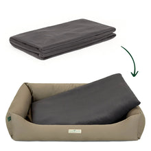 Lade das Bild in den Galerie-Viewer, Überbezug Fleece | Für alle HOUND&NATURE Hundebetten | Wasserdicht | 3 Farben