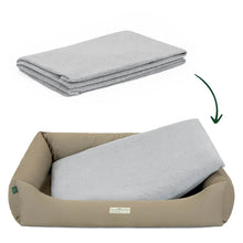 Lade das Bild in den Galerie-Viewer, Überbezug Fleece | Für alle HOUND&NATURE Hundebetten | Wasserdicht | 3 Farben