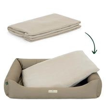 Lade das Bild in den Galerie-Viewer, Überbezug Fleece | Für alle HOUND&NATURE Hundebetten | Wasserdicht | 3 Farben