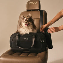 Lade das Bild in den Galerie-Viewer, Flug- & Transporttasche Tavo Dupree II für Hunde & Katzen bis 9 kg | GREENGUARD-Gold-Zertifizierung | Farbe: Onyx