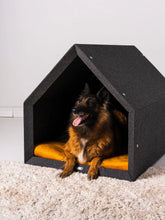 Lade das Bild in den Galerie-Viewer, Rexproduct Indoor Hundehütte "PetHome 2.0" | 100% recycelt | S - XL | Dunkelgrau | 9 Matratzenfarben