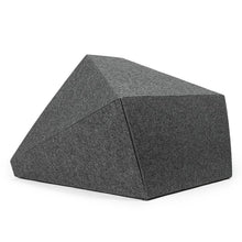 Lade das Bild in den Galerie-Viewer, Indoor Hundehütte "PetPocket" von Rexproduct | 100% recycelt | Dunkelgrau | Matratze aus 9 Farben wählbar