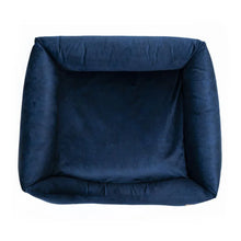 Lade das Bild in den Galerie-Viewer, Premium Hundebett Rexproduct | Recycelte Materialien & schadstofffrei | Marine | 9 versch. Matratzenfarben
