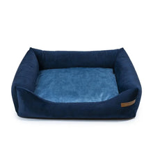 Lade das Bild in den Galerie-Viewer, Rexproduct Hundebett orthopädisch - waschbar & Oeko-Tex®-Zertifikat - marine S: 65 x 55 x 15 cm Hellblau