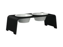 Lade das Bild in den Galerie-Viewer, Futterstation dogBar® für Hunde | Porzellan | Eiche dunkel | 5 Größen M