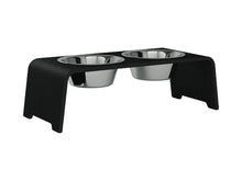 Lade das Bild in den Galerie-Viewer, Futterstation dogBar® für Hunde | Edelstahl | Eiche dunkel | 5 Größen M