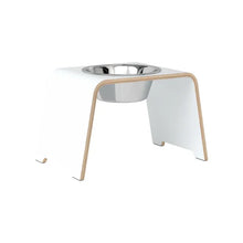 Lade das Bild in den Galerie-Viewer, dogBar® Single Hundenapf | Edelstahl | Weiss | 3 Größen M large