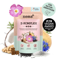Noms+ Z-Komplex für Hunde | Leckerer Soft-Snack für Wald & Wiese | Für die Outdoor Saison | Vegan & tierleidfrei | 200g | Fräulein Plath