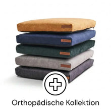 Lade das Bild in den Galerie-Viewer, Nachhaltiges Rexproduct Hundebett OTTO - orthopädisch - waschbar &amp; schadstofffrei - Marine - 5 Matratzenfarben | Fräulein Plath
