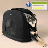 Crashgetestete Isofix Transportbox Auto Tavo Crispin für Hunde | 3 Größen bis 27.2 kg | Farbe: Onyx | Fräulein Plath