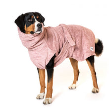 Lade das Bild in den Galerie-Viewer, Öko-Hundebademantel | 100% Bio-Baumwolle | Weich &amp; saugstark | Pink Berry
