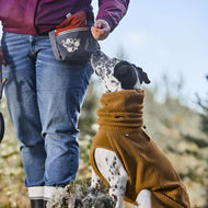 Wärmende Hundejacke Warming Midlayer von Hurtta | Super bequem & recyceltes Material | Desert | Fräulein Plath