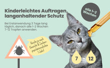 Lade das Bild in den Galerie-Viewer, PROBIERANGEBOT! Zpot-on für Katzen gegen Zecken, Flöhe, Milben &amp; Mücken | 100% Chemiefrei | 30ml Jahresvorrat | 100% vegan &amp; tierleidfrei
