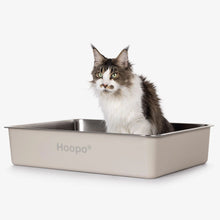 Lade das Bild in den Galerie-Viewer, Edelstahl Katzentoilette HOOPO® Pool | Hygienisch &amp; langlebig | Leichte Reinigung
