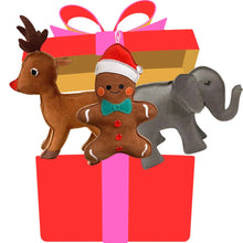 Lade das Bild in den Galerie-Viewer, Nachhaltiges Hundespielzeug Set &quot;We Wish You a Merry Christmas&quot; für Hunde | Schadstofffrei &amp; robust | Weihnachtsgeschenk
