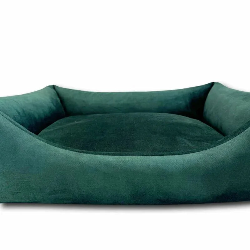 Nachhaltiges Rexproduct Hundebett FRIDA | Recycelt & schadstofffrei |  Dunkelgrün