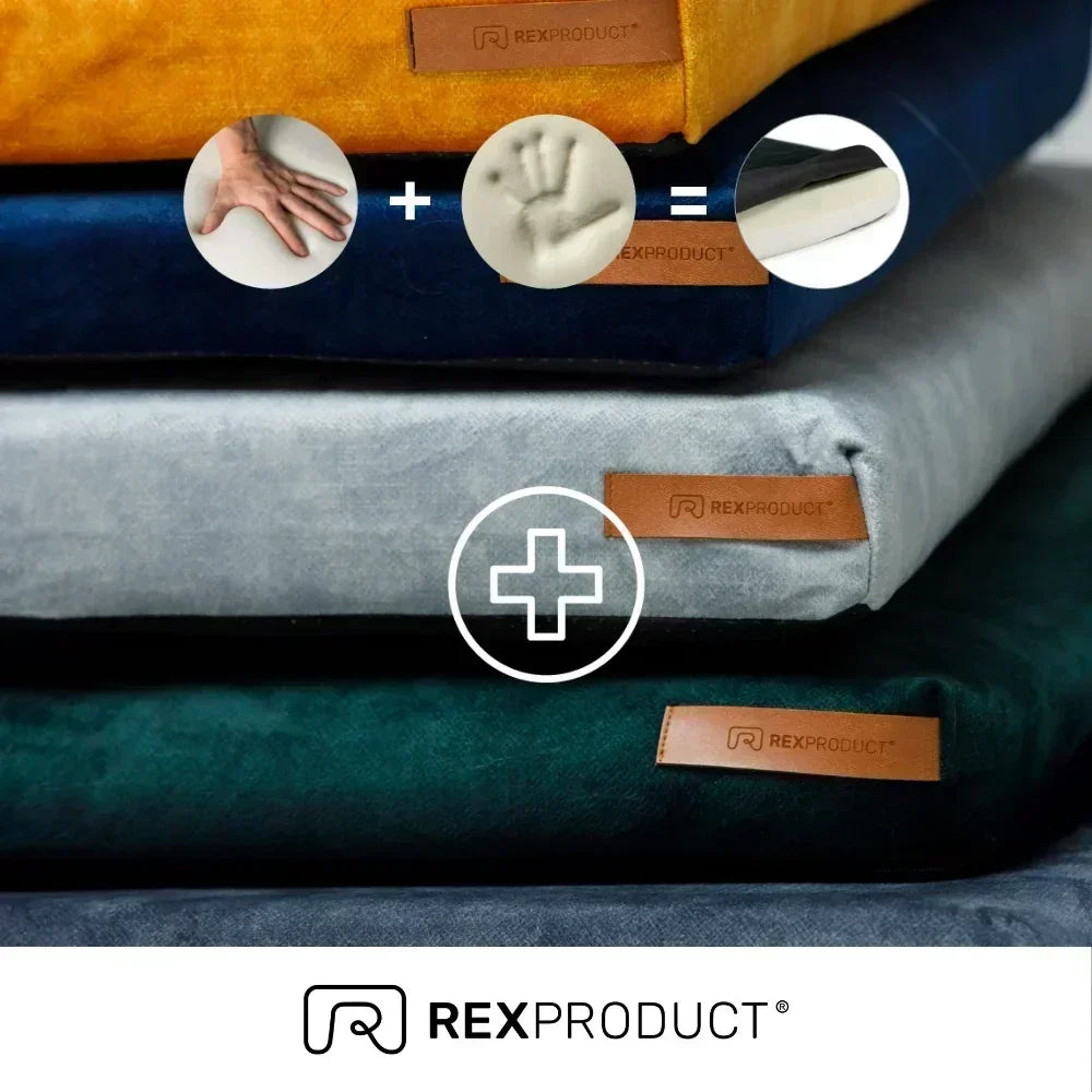 Nachhaltiges Rexproduct Hundebett OTTO - orthopädisch - waschbar &  schadstofffrei - Marine