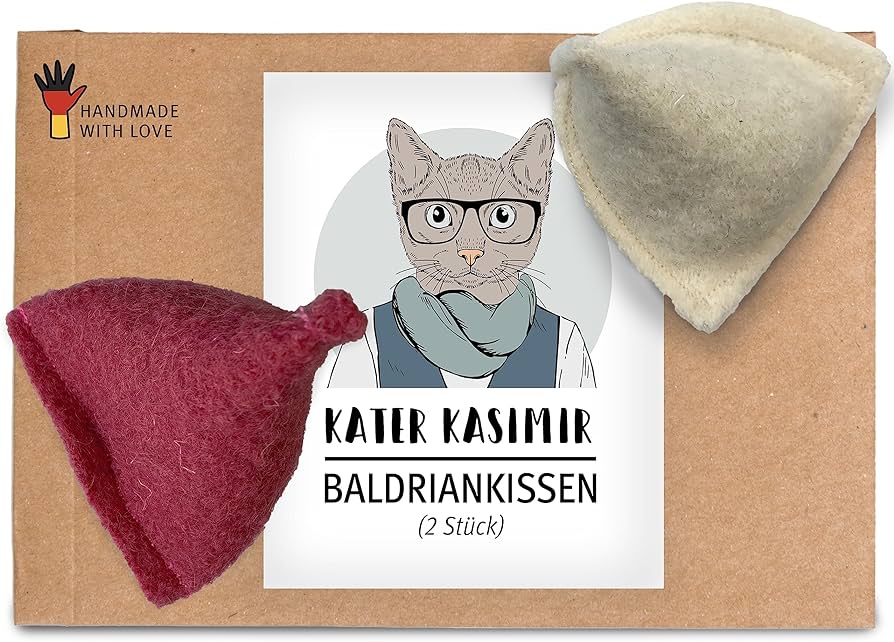2 Baldrian-Kissen | 100% Naturprodukt & biologisch abbaubar | Handmade in germany