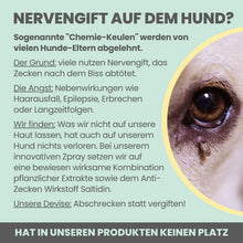 Lade das Bild in den Galerie-Viewer, PROBIERANGEBOT! Anti-Zecken Spray für Hunde gegen Flöhe, Zecken, Milben &amp; Mücken | 100% Chemiefrei | 100ml Jahresvorrat
