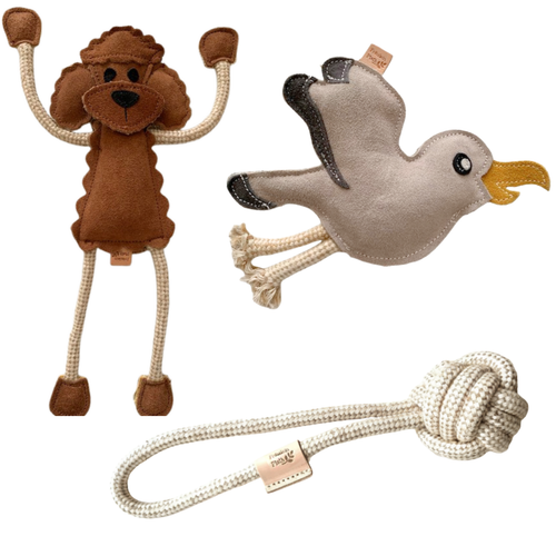 Nachhaltiges Hundespielzeug Spar-Set 
