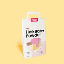 Lade das Bild in den Galerie-Viewer, Nachhaltiges Katzenstreu Tofu Fine Babypuder von HOOPO® | 100% Tofu | Babypuder Duft | Blitzschnelle Klumpenbildung 2 x 17L | Fräulein Plath
