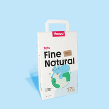 Lade das Bild in den Galerie-Viewer, Nachhaltiges Katzenstreu Tofu Fein Natural von HOOPO® | 100% Tofu | Blitzschnelle Klumpenbildung 2 x 17L | Fräulein Plath
