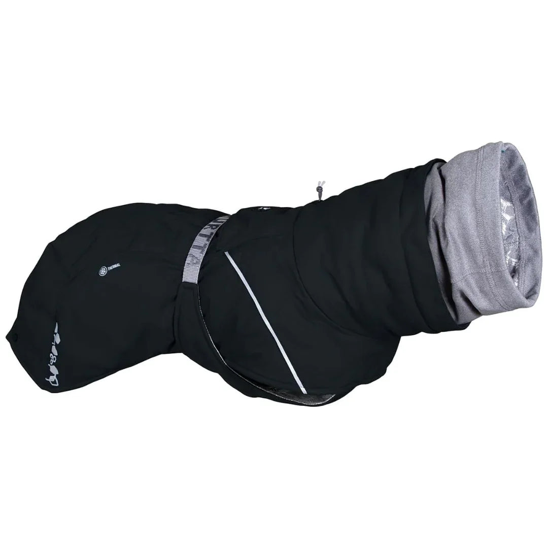 Wärmender Wintermantel Extreme Warmer III ECO von Hurtta | Warm & wasserdicht | Recyceltes ECO-Material | Raven