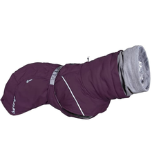 Lade das Bild in den Galerie-Viewer, Wärmender Wintermantel Extreme Warmer III ECO von Hurtta | Warm &amp; wasserdicht | Recyceltes ECO-Material | Eggplant
