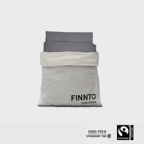 FINNTO® Hundebett Wechselbezüge | Öko-Tex Standard 100 & FAIRTRADE Zertifikat | 3 Farben