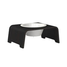 Lade das Bild in den Galerie-Viewer, dogBar® Single Hundenapf | Porzellan | Eiche dunkle
