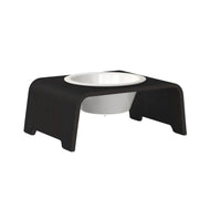 dogBar® Single Hundenapf | Porzellan | Eiche dunkle | Fräulein Plath