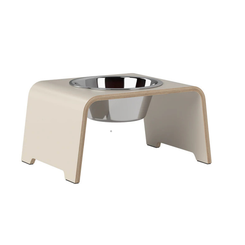 dogBar® Single Hundenapf | Cashmere Grey | Edelstahl | 3 Größen M large