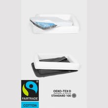 Lade das Bild in den Galerie-Viewer, FINNTO® Hundebett orthopädisch | Antiallergen | FAIRTRADE zertifiziert &amp; Oeko-Tex® Standard | Hellgrau

