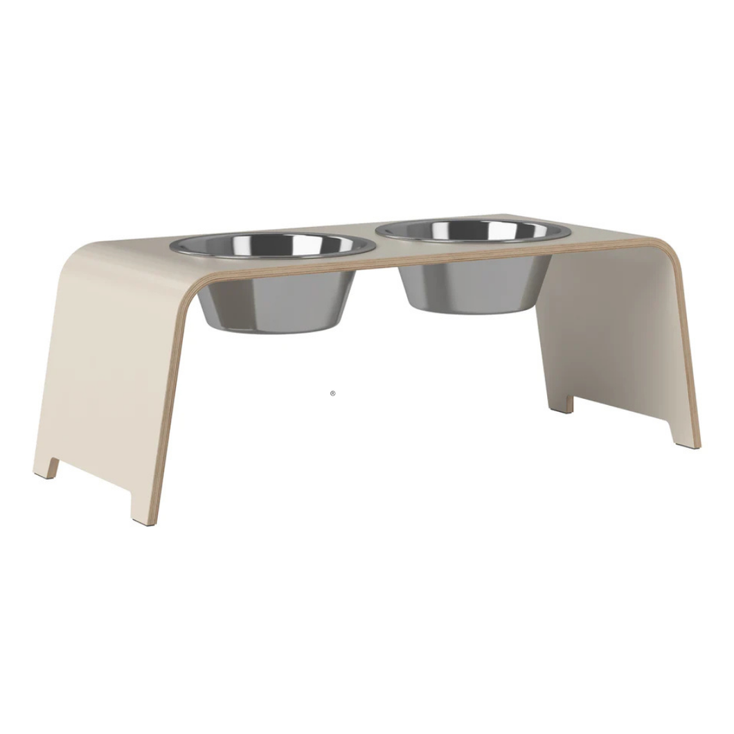 Futterstation dogBar® für Hunde | Edelstahl | Nachhaltig | Grey | Fräulein Plath